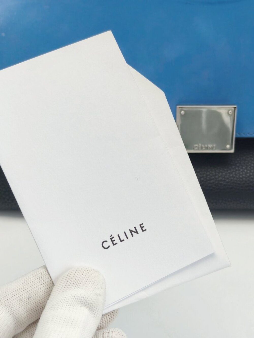 Celine Trapeze Medium Leather Top Handle & Crossbody Bag - Picture 8 of 16